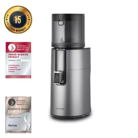 Hurom H400 Slow Juicer /titánszürke/ + Juice Biblia