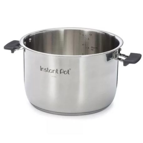 Instant Pot rozsdamentes acél belső edény, fogóval, 8 l-es